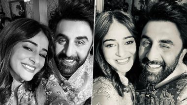 Ananya Panday Has Found Her 'Dost Astra' in Ranbir Kapoor as She Poses Alongside the Brahmāstra Star in These Monochrome Pics