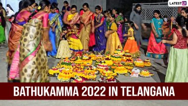 Bathukamma 2022 Days’ Names in Telugu and Dates: When Is Bathukamma Staring This Year in Telangana? Here’s Everything You Need To Know About Annual Celebration
