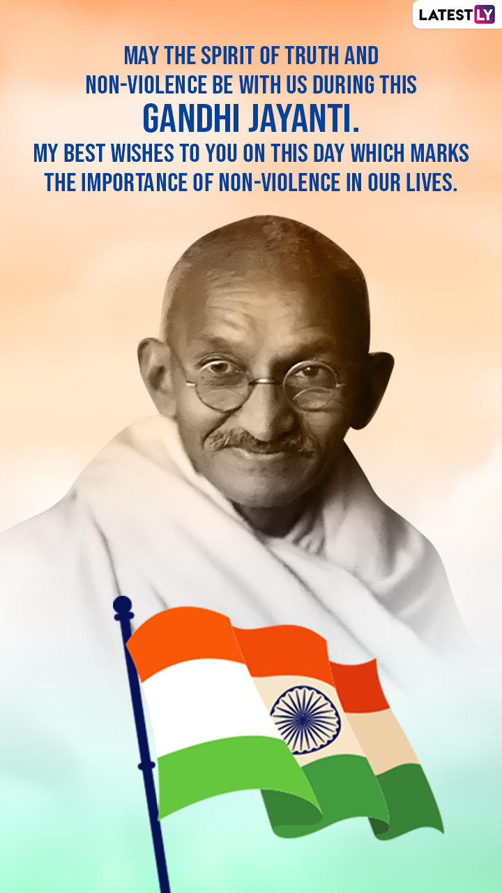 Happy Gandhi Jayanti 2022 Wishes, Mahatma Gandhi Images & Quotes ...
