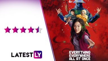 Everything Everywhere All at Once Movie Review: Michelle Yeoh Knocks It Out of the Multiverse In This High-Concept Sci-Fi Drama (LatestLY Exclusive)