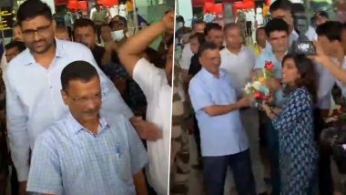 Video: ‘Modi-Modi’ Chants Greet Delhi CM Arvind Kejriwal At Gujarat’s Vadodara Airport
