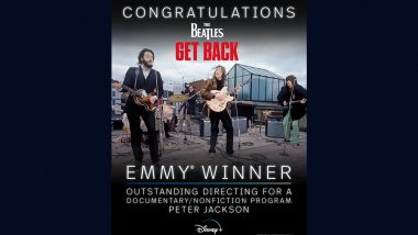 Emmys 2022: Peter Jackson Wins Two Creative Arts Emmy Awards for The Beatles-Get Back Documentary Series