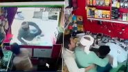 Video: Miscreant Jumps Over Counter, Thrashes Shopkeeper in UP’s Shamli