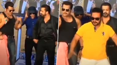 Salman Khan Doppelgangers Mimic Bhai’s Mannerisms from Tere Naam to Sultan at Stage Event, Twitterati Call Viral Video ‘Salman Khan Multiverse’