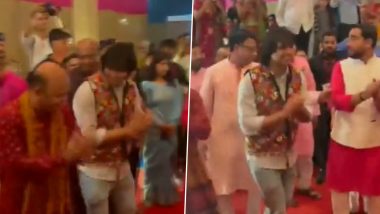 Neeraj Chopra, Olympic Champion, Performs ‘Garba’ During Event at Vadodara Ahead of 36th National Games (Watch Video)