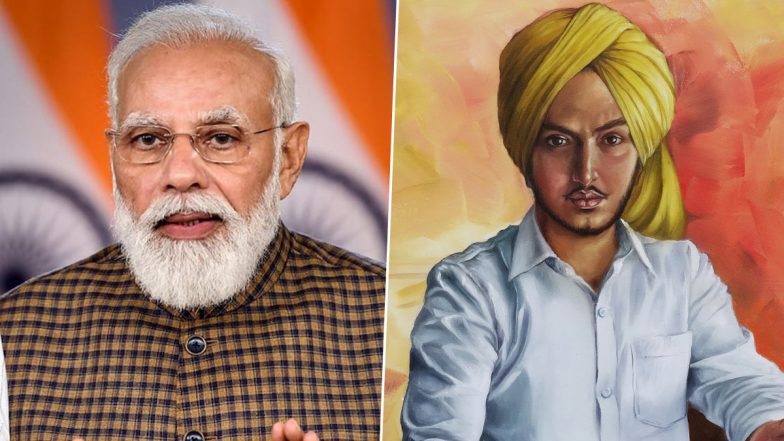 Bhagat Singh Jayanti 2022: PM Narendra Modi Remembers Revolutionary on His Birthday, Reiterates Commitment To Realise His Vision for India