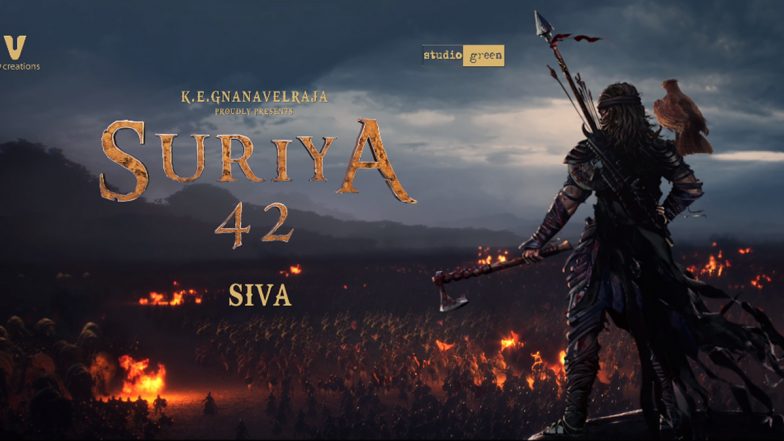 Suriya 42 Motion Poster: Suriya’s Next is ‘A Mighty Valiant Saga’; Siva Directorial to Be Released in 3D (Watch Video)