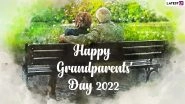 Grandparents&rsquo; Day 2022 Images & HD Wallpapers for Free Download Online: Wish Happy National Grandparents&rsquo; Day With WhatsApp Messages, Quotes and GIF Greetings