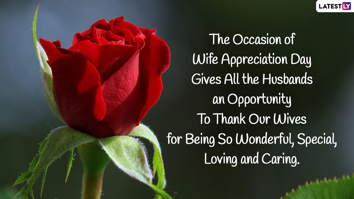 Wife Appreciation Day 2022 Greetings Romantic Quotes, Messages, Sweet