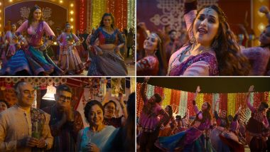 Maja Ma Song Boom Padi: Madhuri Dixit Dances Her Heart Out In This Garba Anthem Of The Year (Watch Video)