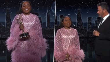 Quinta Brunson Interrupts Jimmy Kimmel During His Monologue To Continue Her Emmys Speech (Watch Video)