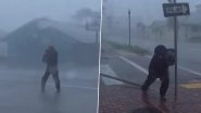 Journalist Nearly Blown Away by Strong Winds on Camera&nbsp;While Covering Hurricane Ian; Video Goes Viral&nbsp;