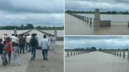 Video: Ganagapur Bridge in Karnataka&rsquo;s Kalaburagi Inundated After Sonna Barrage Releases 1,24,740 Cusecs of Water to Bhima River