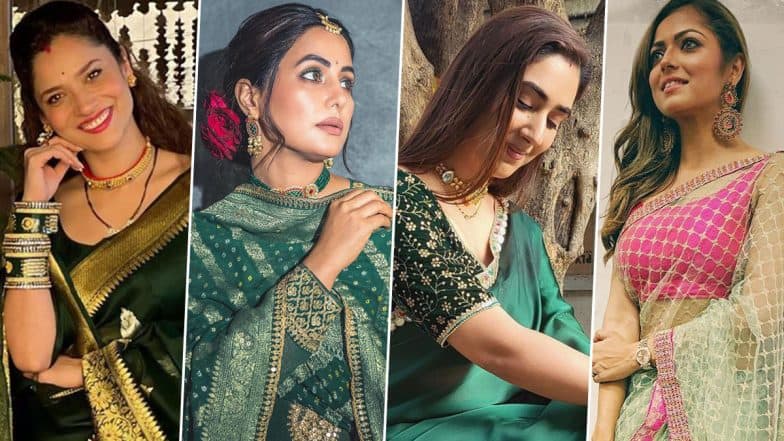 Navratri 2022 Day 5 Colour and Date: From Ankita Lokhande to Drashti Dhami, TV Actresses Who Give Major Festive Style Goals With Their Ethnic Looks | ???? LatestLY