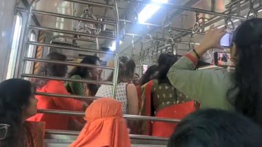 WATCH: Women Break into Garba in Mumbai Local Train; Video Showing Navratri Fever Goes Viral