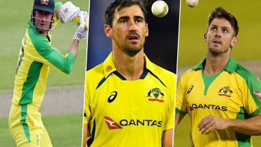 Australia Squad for T20I Series Aaginst India: Mitchell Starc, Marcus Stoinis and Mitch Marsh Ruled Out due to Injuries