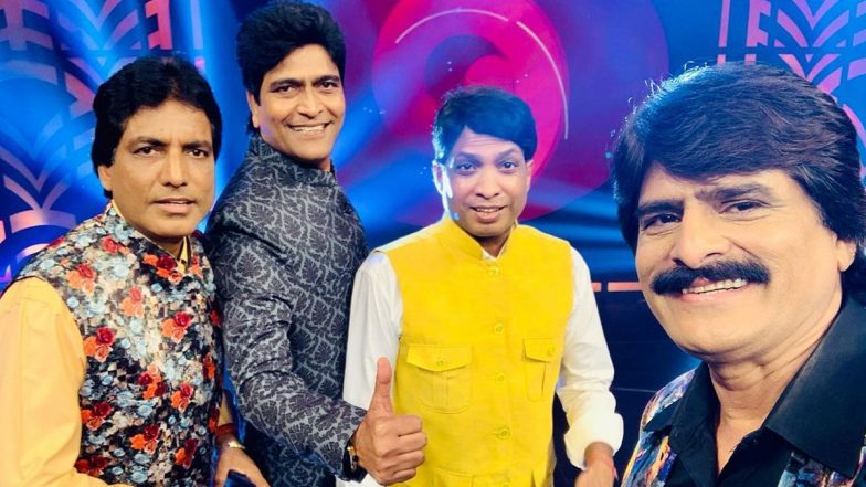 Ahsaan Qureshi, Shailesh Lodha, Sunil Pal and Fellow Comedian’s From the Great Indian Laughter Challenge Team Up To Put Up a Show in the Memory of the Late Raju Srivastava (View Post)