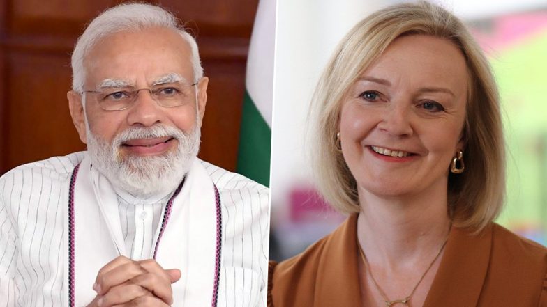 PM Narendra Modi Congratulates Liz Truss on Becoming New UK Prime Minister, Hopes to Strengthen Strategic Partnership