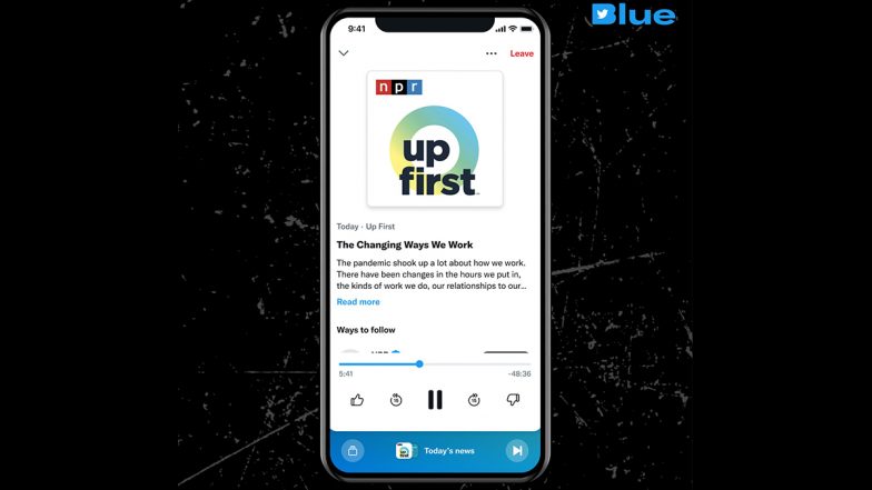 Twitter Rolls Out Podcasts to Blue Subscribers