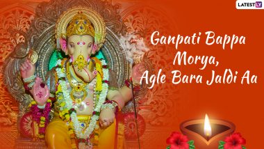 7-Day Ganesh Visarjan 2022 Date & Slogans: WhatsApp Quotes, Greetings, Sayings and HD Images to Bid Farewell To Ganpati Bappa 