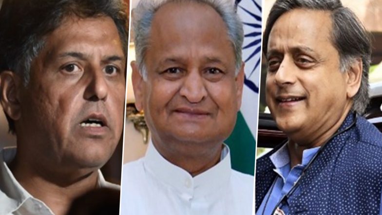Congress President Election: Nominations for AICC President Begins Today; Ashok Gehlot, Shashi Tharoor on Cards