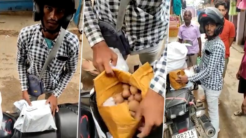 Video: Man Orders Drone Camera From Meesho, Receives 1 Kg Potato in Bihar’s Nalanda