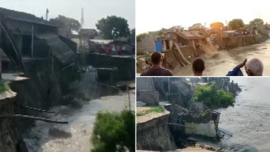 Bihar: Villagers in Bhagalpur Continue To Bear Brunt As Their Houses Get Washed Away in River Ganga Due to Unabated Erosion (Watch Video)