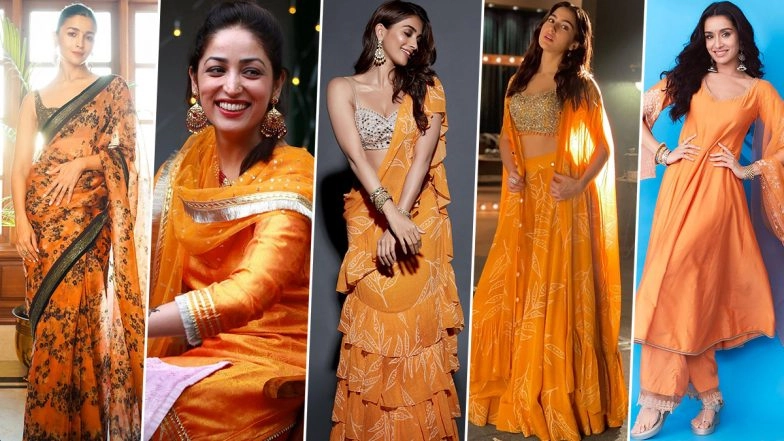 Navratri 2022 Day 7 Colour and Date: Celeb-Style Guide To Rock the Hues of Orange This Sharad Navratri