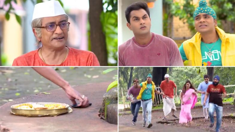 Taarak Mehta Ka Ooltah Chashmah: Gokuldham Society’s Tribulation of Feeding the Crow Will Leave You in Splits! (Watch Video)