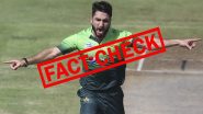 Is Pakistan Cricketer Usman Khan Shinwari Dead? Here’s the Fact Check About the Misleading Info on Social Media