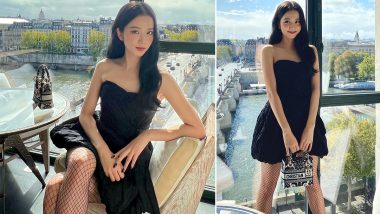 BLACKPINK's Jisoo Cuts a Sexy Yet Elegant Figure at Paris Fashion Week in Black Strapless Dress; View Pics