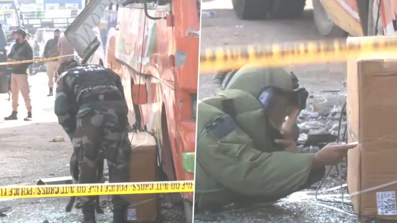 Video: Army Team And Dog Squad Investigate At Udhampur Bus Stand After Two Blasts Reported in Past 8 Hours