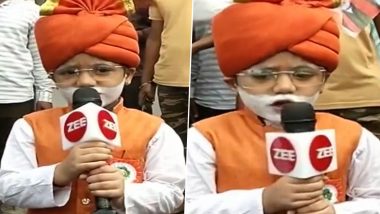 Video: Kid Dressed As Narendra Modi Explains A to Z of Prime Minister’s Work, Mansukh Mandaviya Shares Cute Clip