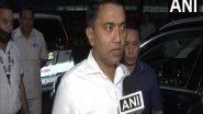 India News | Goa CM Pramod Sawant, 8 MLAs Who Switched to BJP Arrives in Delhi, to Meet PM Modi Today