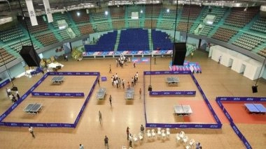 Sports News | Refurbished and Decked Up, Surat's PDDU Stadium All Set for National Games Marquee TT Action