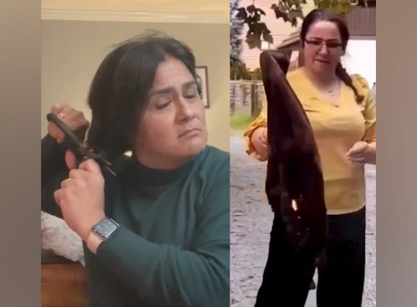 World News | Iranian Women Chop off Hair, Burn Hijabs to Mark Protest over Death of Mahsa Amini