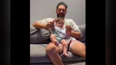 Sports News | Yuvraj Singh Relives 6 Sixes in One over with His Son, Shares Heartwarming Video