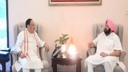India News | Ex-Punjab CM Amarinder Singh to Join BJP Today, Meets Nadda