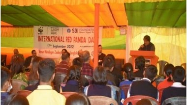 Business News | SBI Foundation and WWF India Join Hands for Red Panda Transboundary Conservation in Sikkim and Kalimpong District of West Bengal