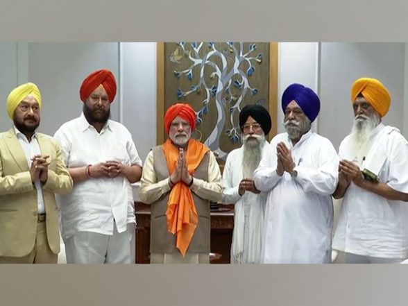 India News | Sikh Delegation Meets Prime Minister Modi at His Residence Today - Vimarsana News