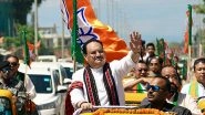 India News | JP Nadda to Visit Poll-bound Gujarat for Two Days; Roadshow, Organisation Meetings on the Agenda