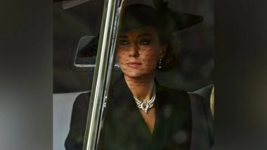 Entertainment News |  Kate Middleton's Touching Tribute: Wears Queen Elizabeth's Pearl Necklace at the Monarch's Funeral