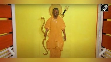 India News | Temple with Idol Depicting UP CM as Lord Ram Built in Ayodhya's Bharatkund