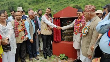 World News | Groundbreaking Ceremony Held for India-funded Motorable Bridge over Mahakali River in Nepal