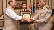 World News | Rajnath Singh Meets Egyptian Counterpart, Holds Talks to Expand Bilateral Defence Ties