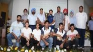 Sports News | Anurag Thakur Felicitates Sportspersons of Guru Nanak Dev University in Amritsar