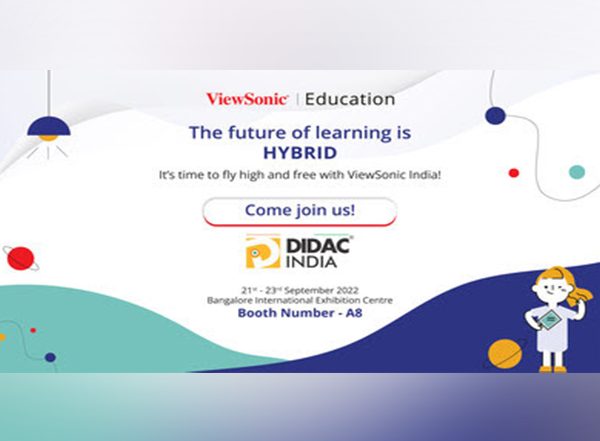 Business News | ViewSonic Participates at DIDAC India Displaying Cutting-edge Technology and Collaborative Solutions for Education