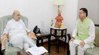 India News | Uttarakhand CM Meets Home Minister Amit Shah in Delhi