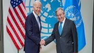 World News | Biden, UN Chief Discuss Ukraine War, Black Sea Grain Deal in New York