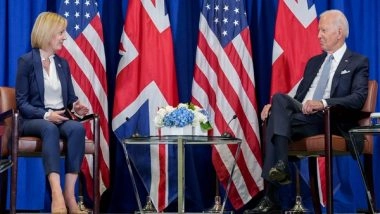 World News | UNGA 2022: Biden, Liz Truss Commit to Continue Coordination on Global Challenges